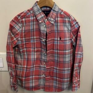 Ralph Lauren boys button down shirt, size 7